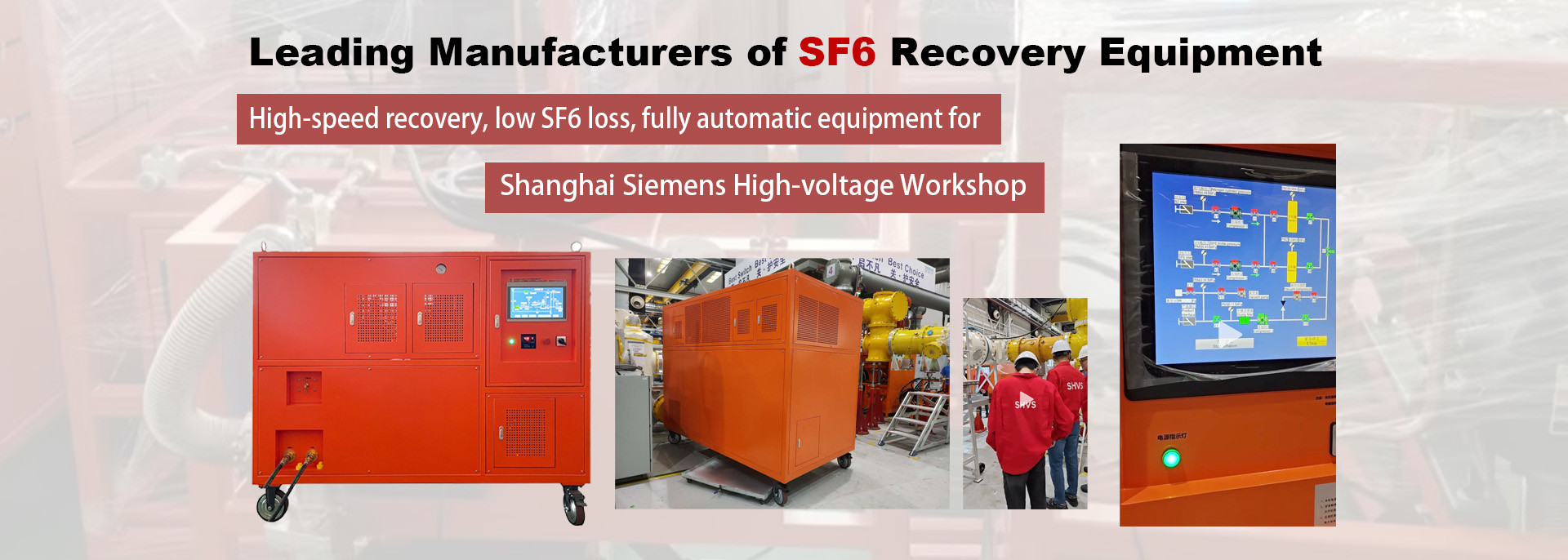 calidad Sistema de recuperación de sf6 fábrica