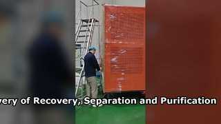 Entrega de Equipos de Recuperación, Separación y Purificación al Cliente